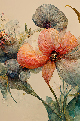 Estor enrollable de tela Flor