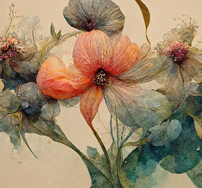 Estor enrollable de tela Flor