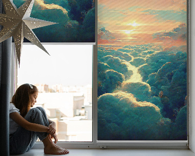 Estor decorativo atardecer