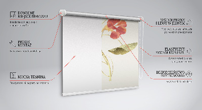 Estor decorativo flor