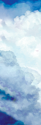 Estor decorativo nubes