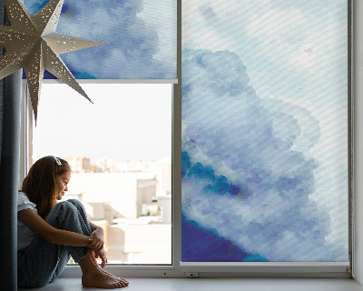 Estor decorativo nubes