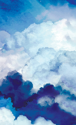 Estor decorativo nubes