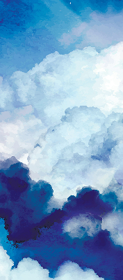 Estor decorativo nubes