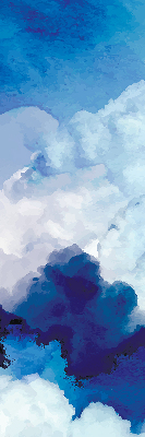 Estor decorativo nubes