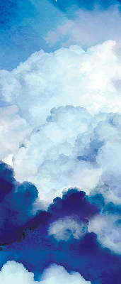 Estor decorativo nubes