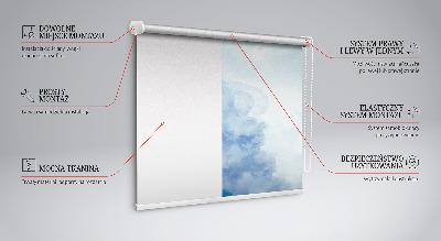 Estor decorativo nubes