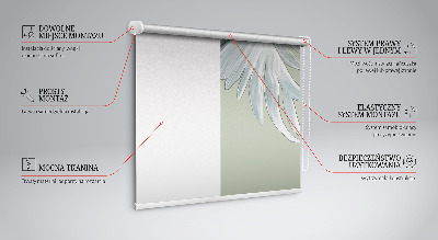 Estor decorativo grulla en vuelo