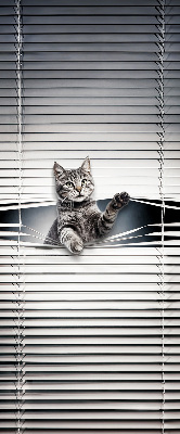 Estor decorativo de gato