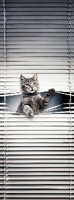 Estor decorativo de gato