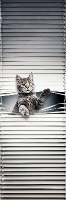 Estor decorativo de gato