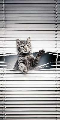 Estor decorativo de gato