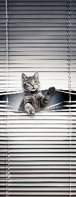 Estor decorativo de gato