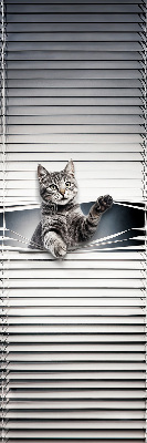 Estor decorativo de gato