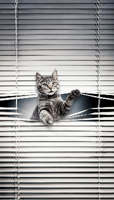 Estor decorativo de gato