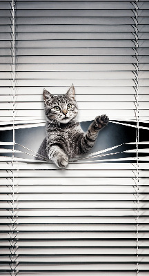 Estor decorativo de gato