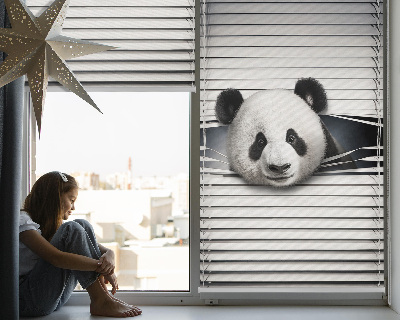 Estor decorativo panda