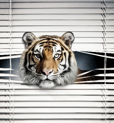 Estor enrollable de tela tigre