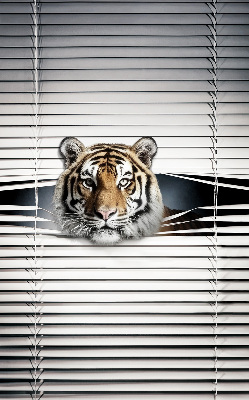 Estor enrollable de tela tigre
