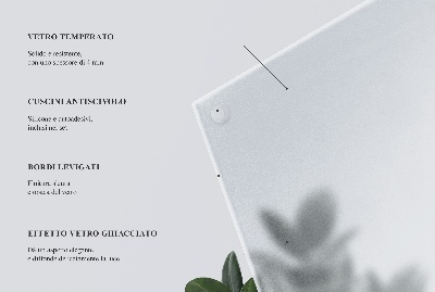 Tablero para mesa cuadrado Translúcido