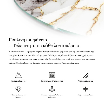 Tablero para mesa con impresión Mosaicos decorativos con detalles