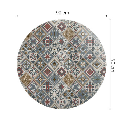 Tablero para mesa con impresión Mosaicos decorativos con detalles
