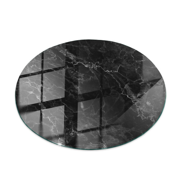 Tablero para mesa redondo con impresión Mármol con delicadas vetas
