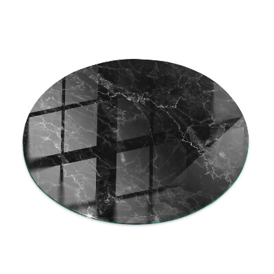 Tablero para mesa redondo con impresión Mármol con delicadas vetas