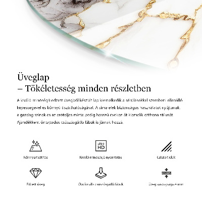 Tablero para mesa con impresión Motivo de textura de piedra