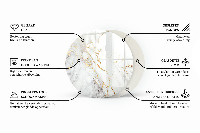 Tablero para mesa con impresión Motivo de textura de piedra