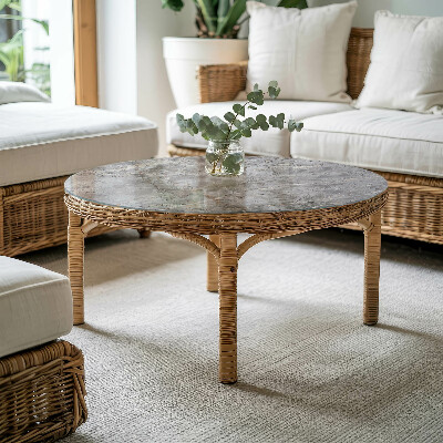 Tablero para mesa redondo Elegante diseño de mármol