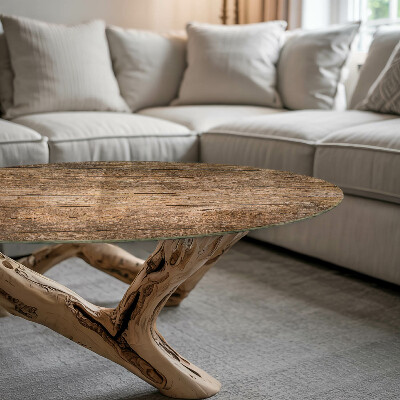 Tablero para mesa redondo La estructura ecológica de la madera