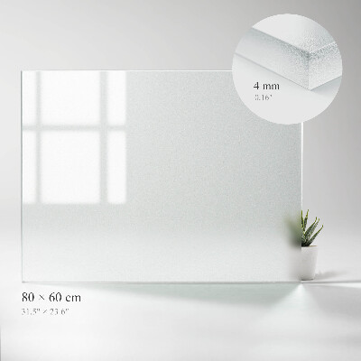 Tablero para mesa rectangular translúcido Translúcido