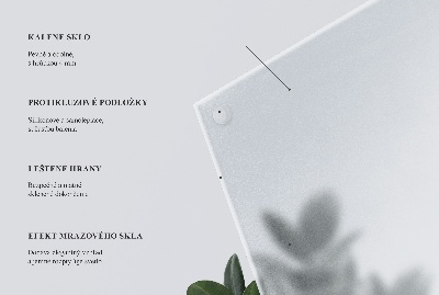 Tablero para mesa rectangular translúcido Translúcido