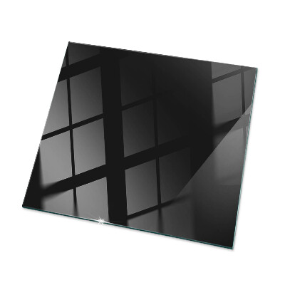 Tablero para mesa rectangular con impresión Negro uniforme y elegante