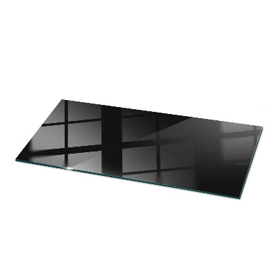 Tablero para mesa rectangular con impresión Negro uniforme y elegante