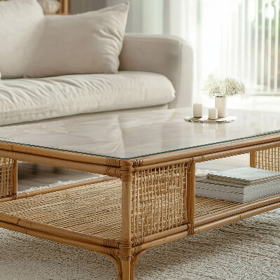 Tablero para mesa rectangular Composición gráfica de mármol