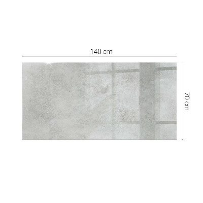 Tablero para mesa rectangular con impresión Rayas en la superficie de hormigón