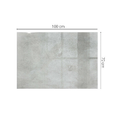 Tablero para mesa rectangular con impresión Rayas en la superficie de hormigón