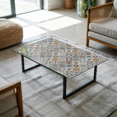 Tablero para mesa decorativo con impresión Mosaicos decorativos con detalles