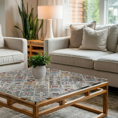 Tablero para mesa decorativo con impresión Mosaicos decorativos con detalles