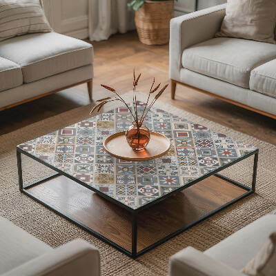 Tablero para mesa decorativo con impresión Mosaicos decorativos con detalles
