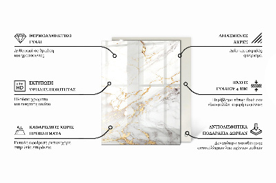 Tablero para mesa decorativo con impresión Mosaicos decorativos con detalles