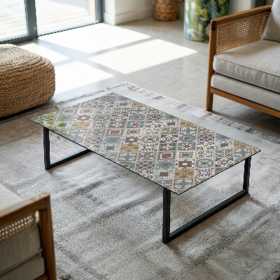 Tablero para mesa decorativo con impresión Mosaicos decorativos con detalles