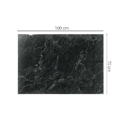 Tablero para mesa rectangular con impresión Mármol con delicadas vetas