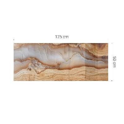 Tablero para mesa decorativo con impresión Madera en armonía con la resina