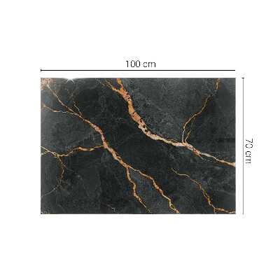 Tablero para mesa rectangular Vetas de mármol en el diseño