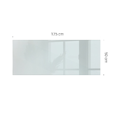 Tablero para mesa rectangular transparente