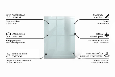 Tablero para mesa rectangular transparente