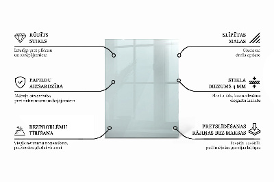 Tablero para mesa rectangular transparente